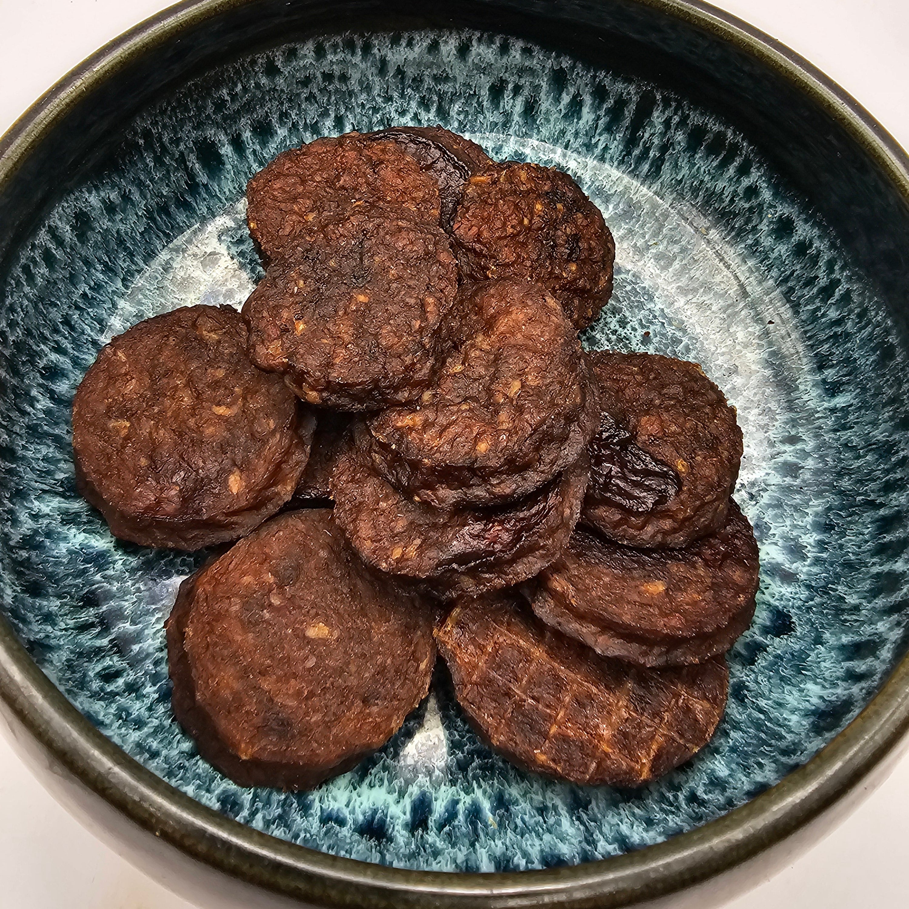 Getrockneter Rindfleisch Burger – natürlicher Kausnack für Hunde aus der Schweiz