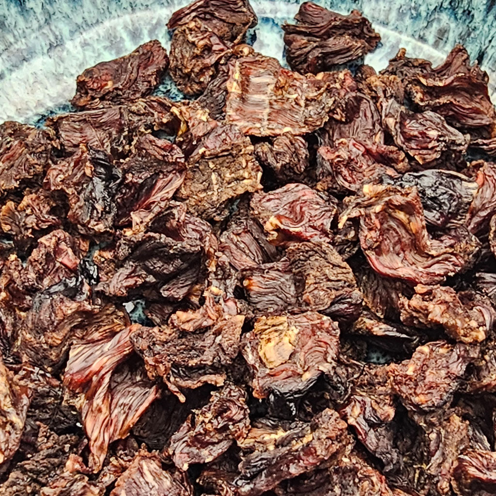 Rindfleisch getrocknet – getrocknetes Muskelfleisch für Hunde aus der Schweiz