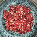 Rindfleisch gewolft – rohes Muskelfleisch für Hunde aus der Ostschweiz