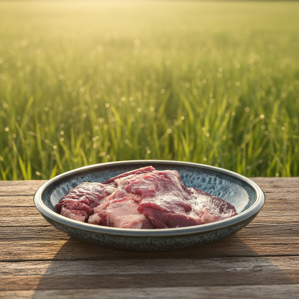 Rindfleisch am Stück – rohes Muskelfleisch für Hunde aus der Ostschweiz