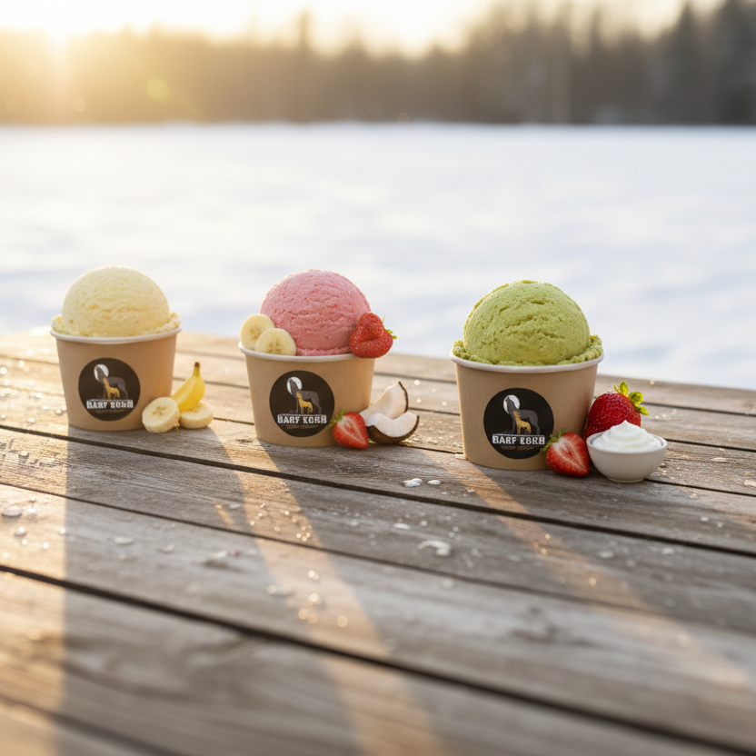 Eiscreme für Hunde – zuckerfreies Hundeeis aus natürlichen Zutaten