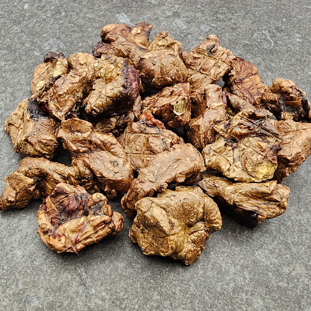 Rinderlunge getrocknet – ein natürlicher Kausnack für Hunde, geeignet für Allergiker