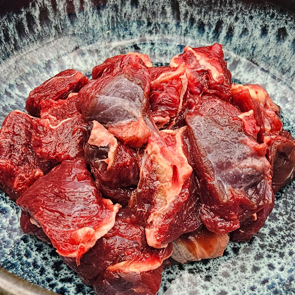 Pferdefleisch geschnetzelt – rohes Muskelfleisch für Hunde, geeignet für Allergiker