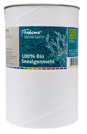 Bio Seealgenmehl – natürliche Nahrungsergänzung von Pahema für Hunde & Katzen